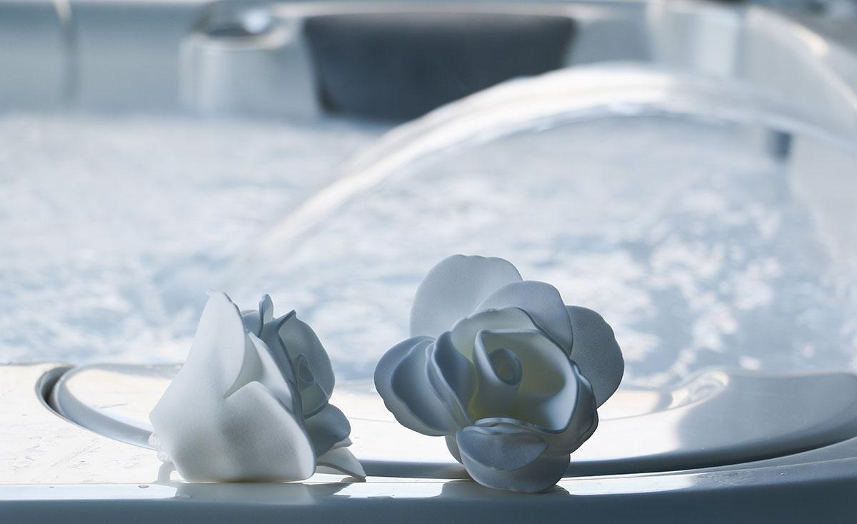 Vasca idromassaggio illuminata