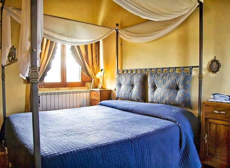 Buccolino camino camera caratteristica