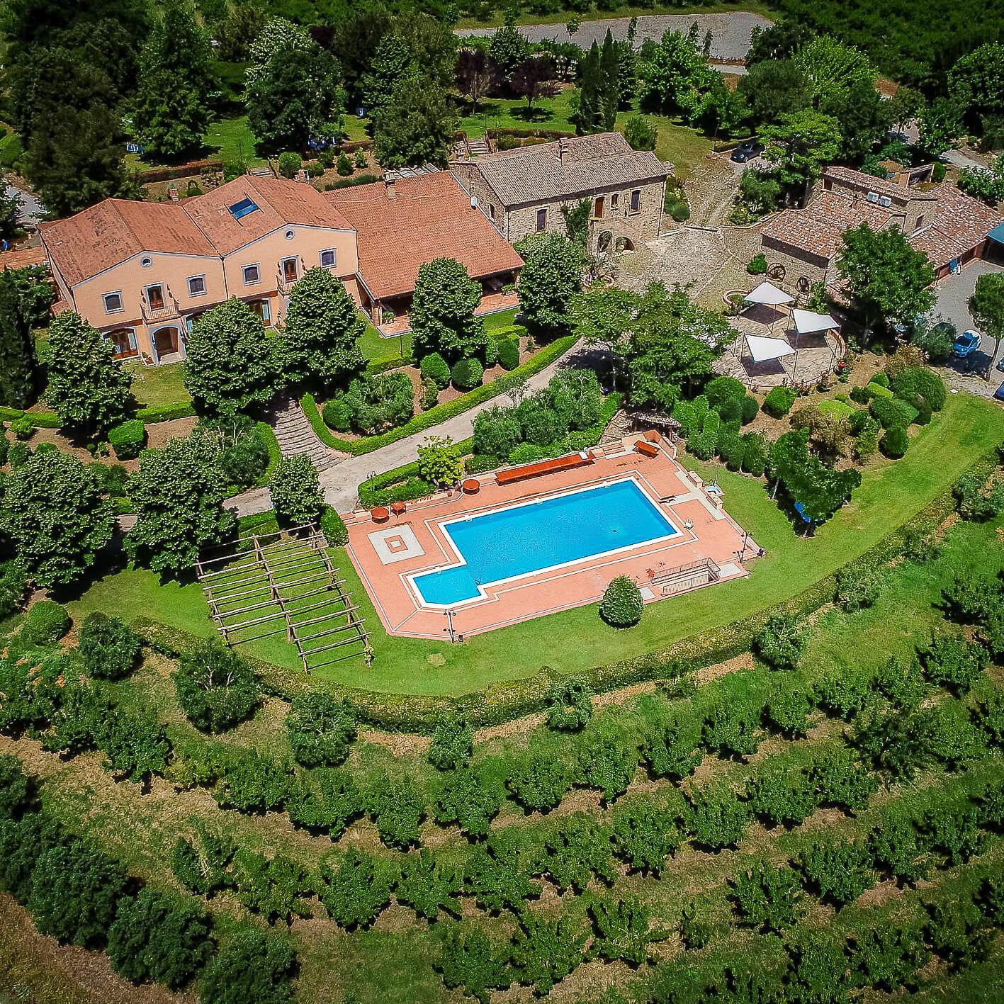 Area relax della masseria