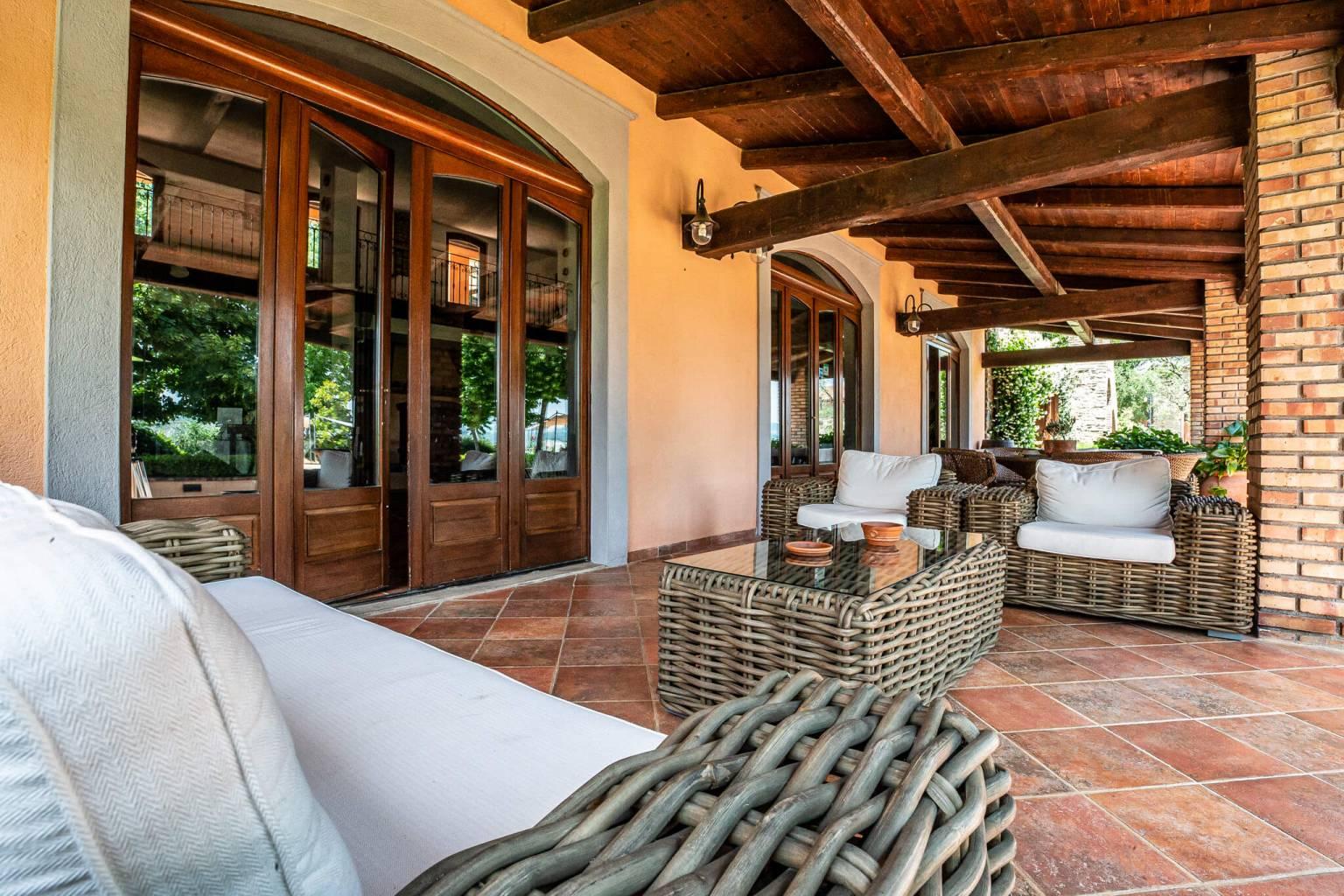 Area relax della masseria