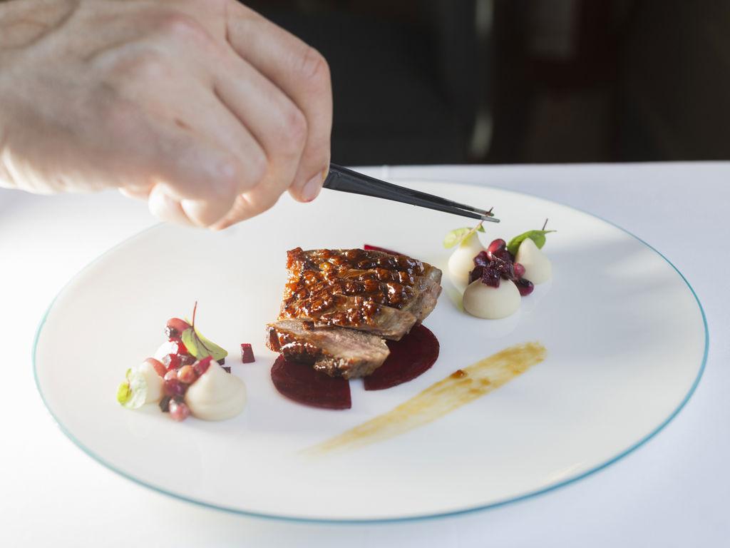 Piatto gourmet del ristorante Cedri