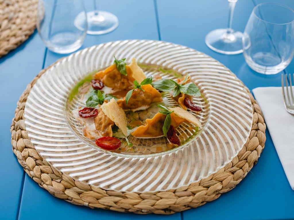 Ravioli piatto ristorante