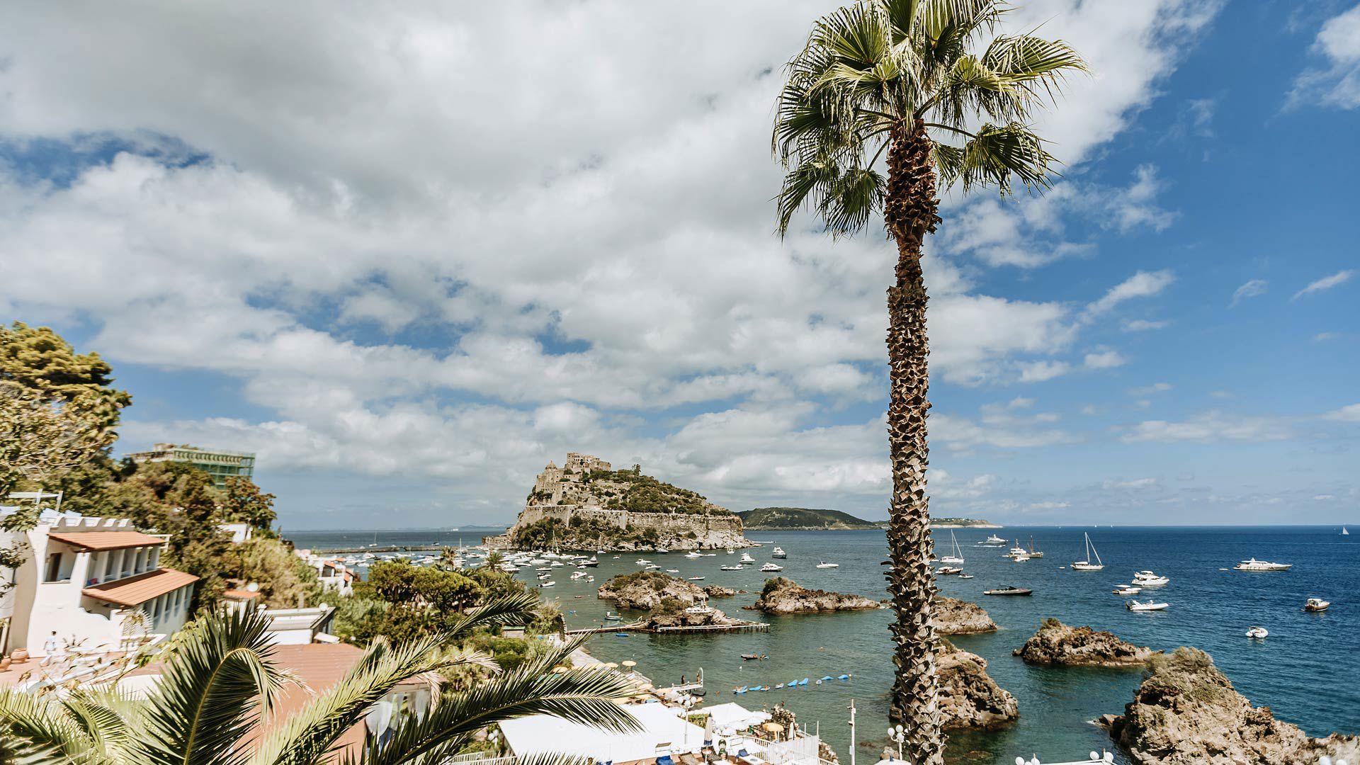 Giardini hotel con palme