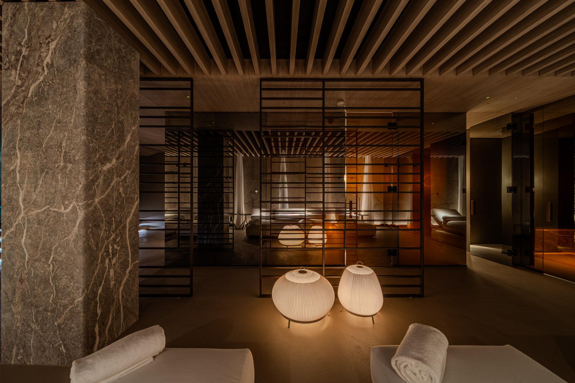 Area piscina e benessere del Duchi Damare SPA