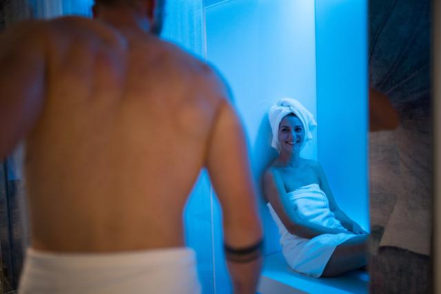 Area wellness e doccia emozionale