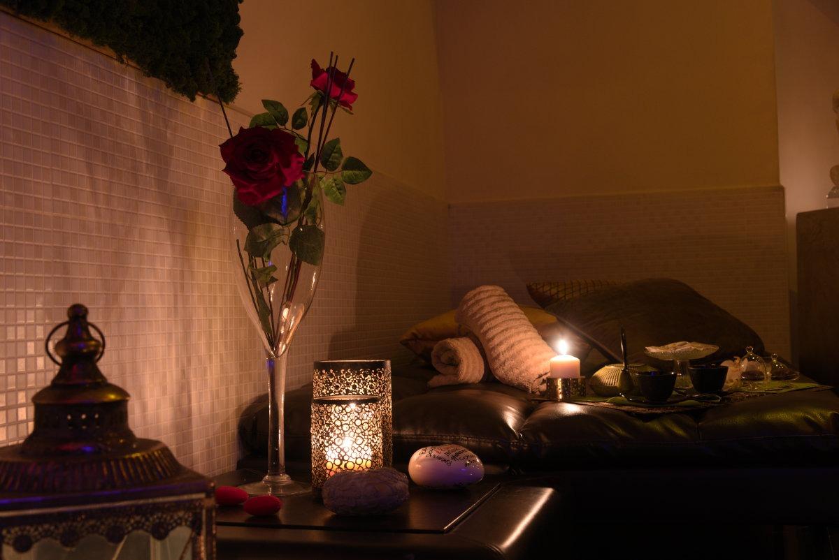 Sauna in ambiente spa