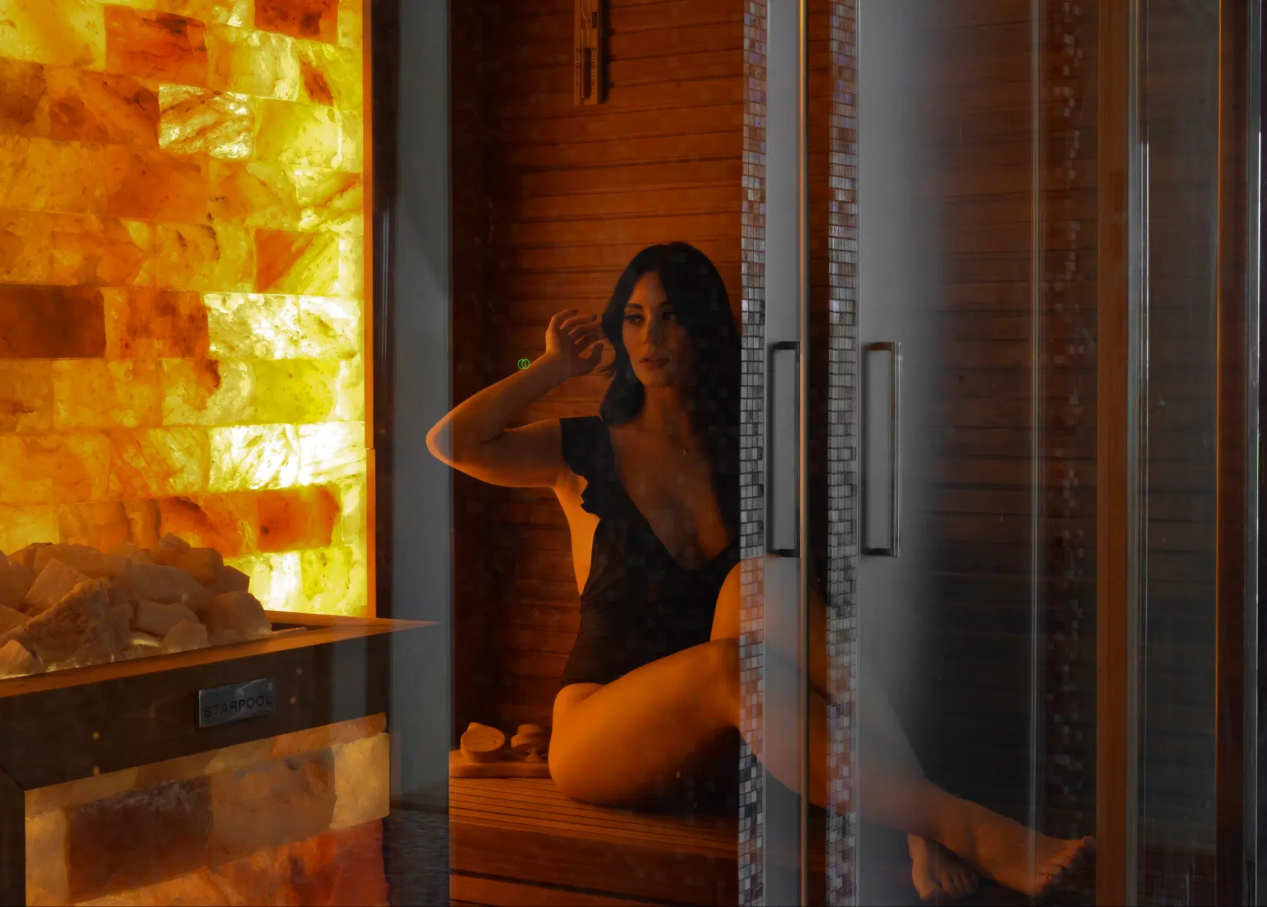 Camera del sale con cromoterapia