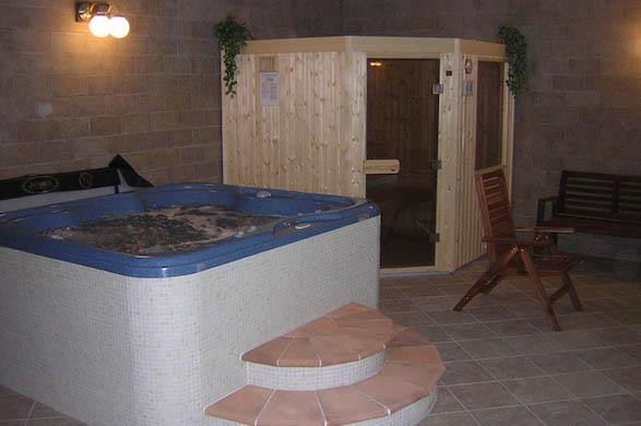 Vasca idromassaggio Jacuzzi in zona benessere