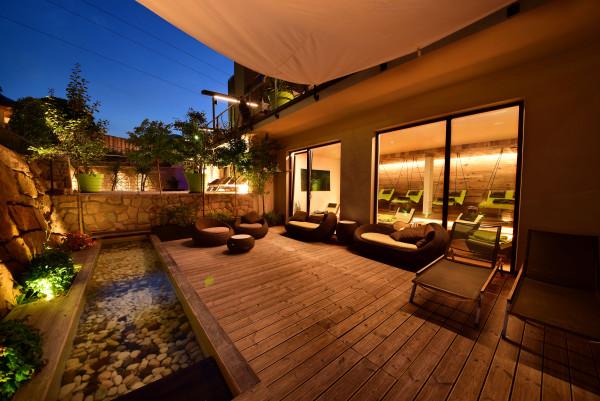 Area relax del benessere serale