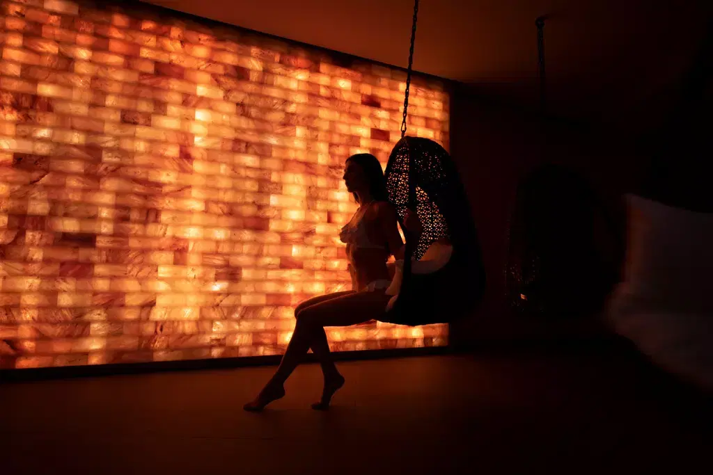 Stanza del sale rosa himalayano