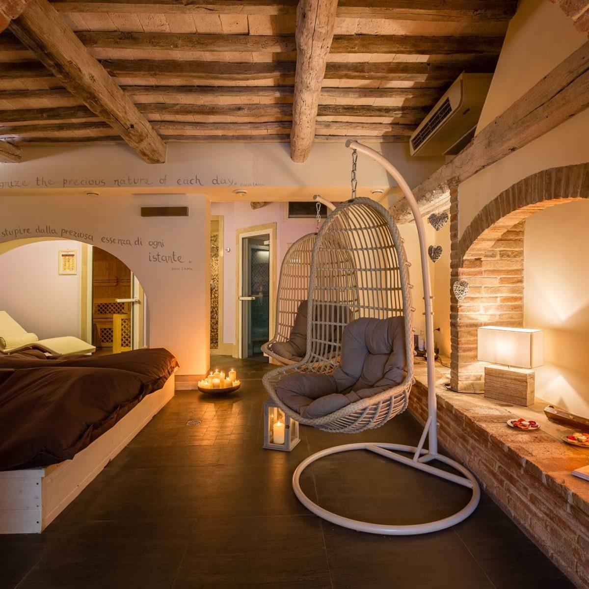 Tisaneria e area relax della SPA