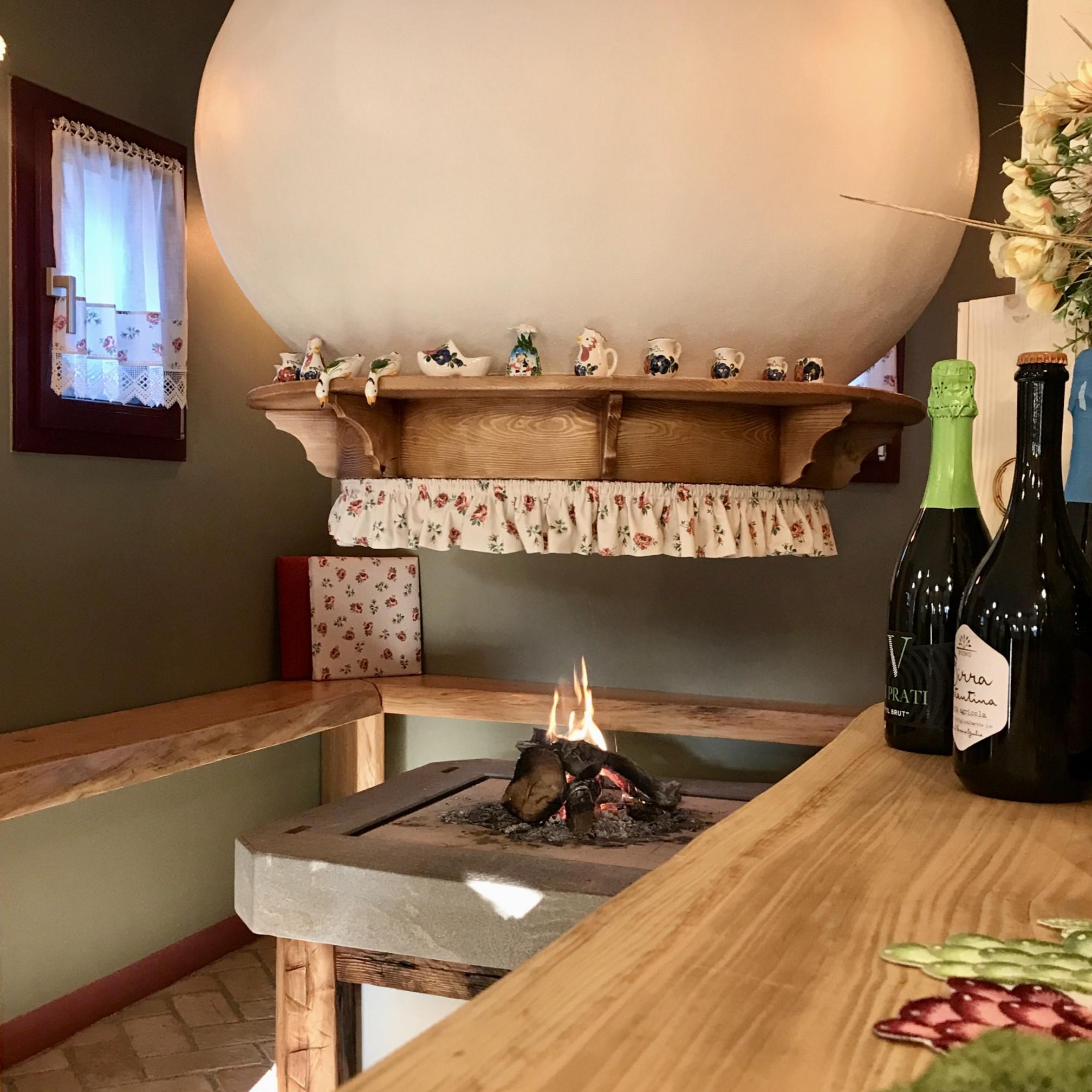 Ristoro Ai Prati ricavato dalla stalla del casolare