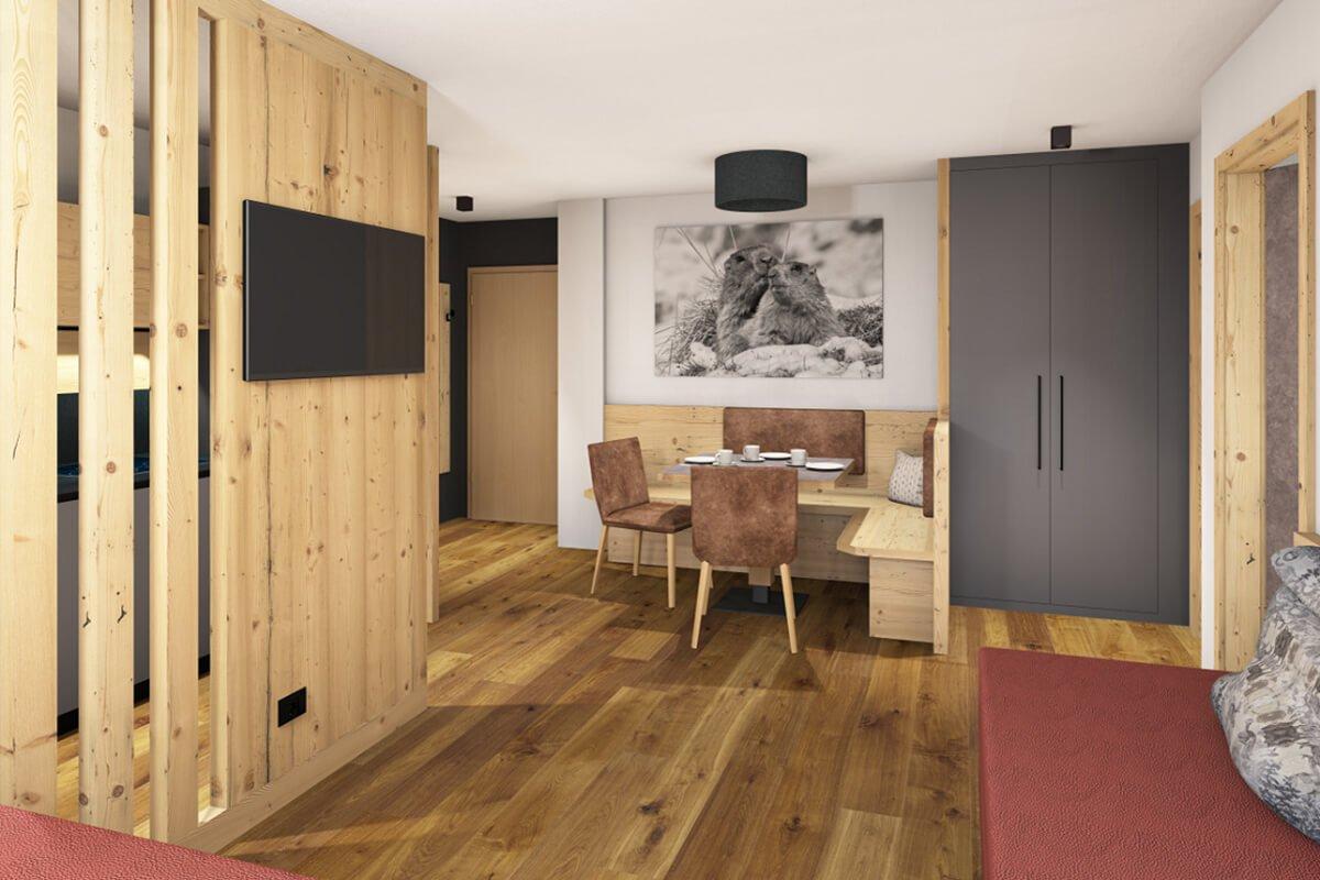 Suite Pordoi con vista panoramica