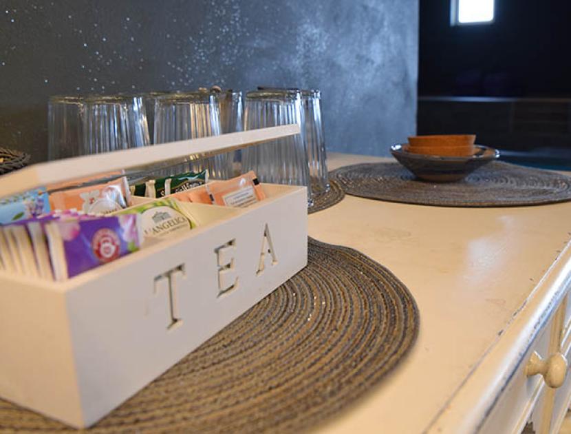 Kit cortesia con asciugamani piegati