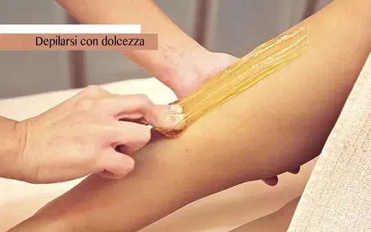 Servizio di epilazione con sugaring