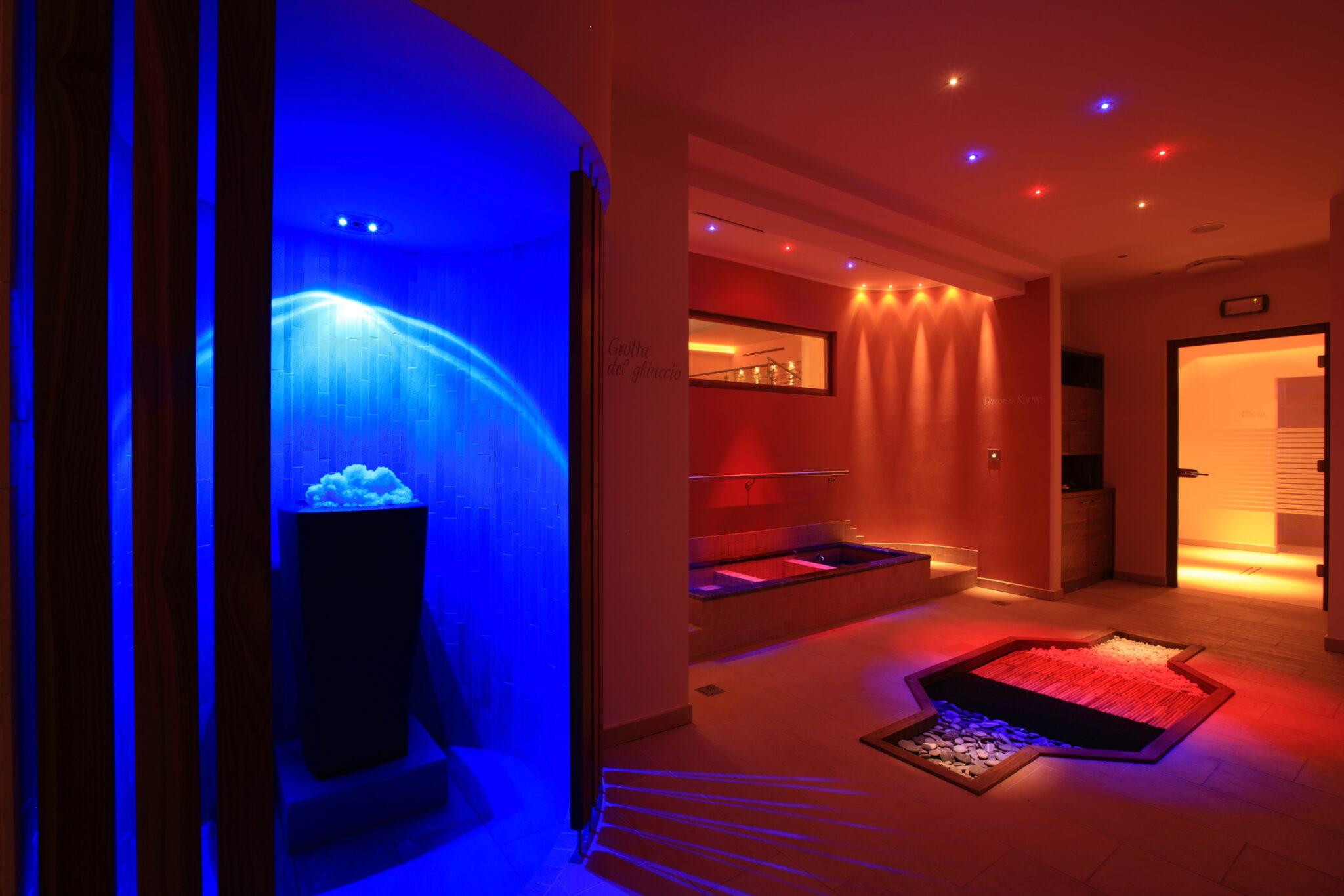 Spa con sauna e zone wellness