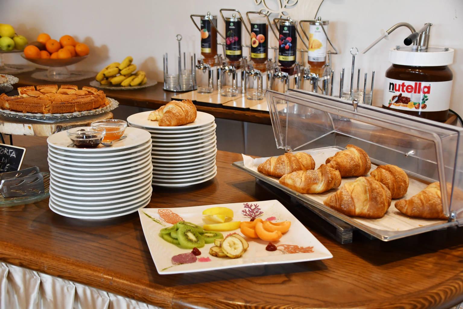 Colazione a buffet dell'hotel