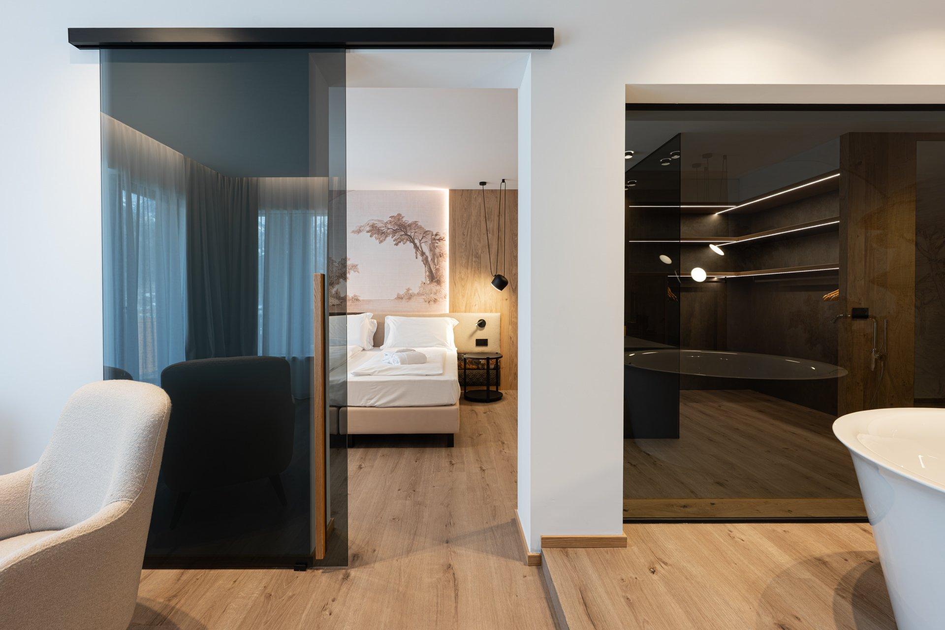 Suite premium deluxe con sauna e vasca privata con vista panoramica