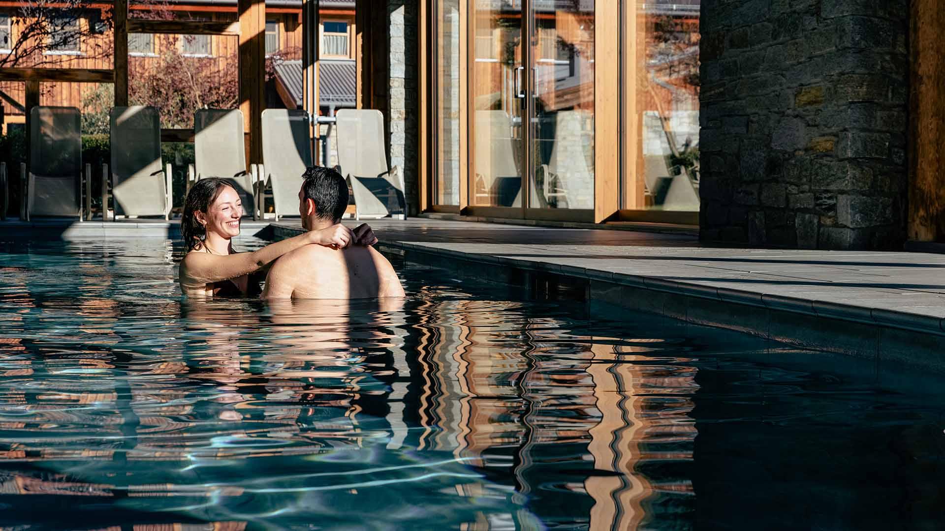 Piscina riscaldata del centro spa