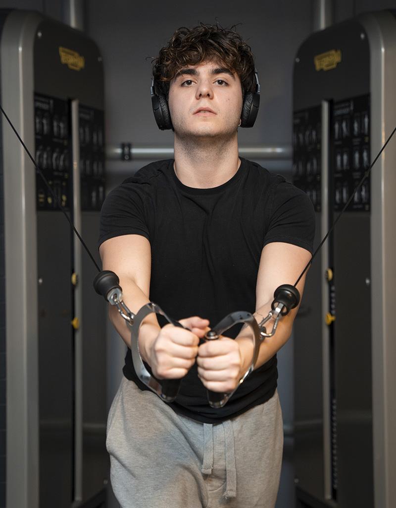 Sala fitness dell'hotel