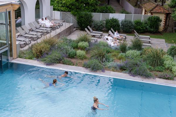 Piscina termale esterna panoramica