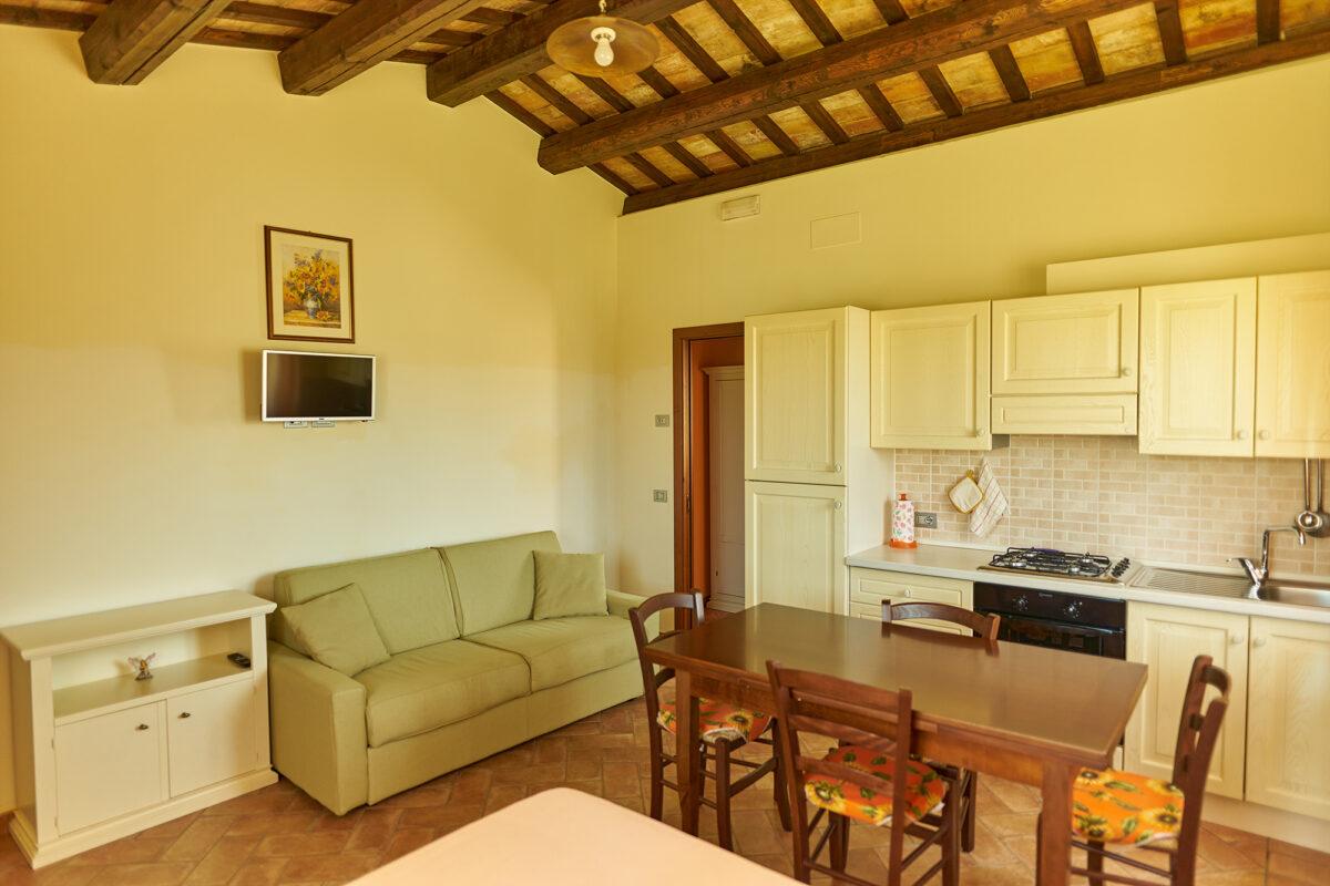 Monolocale Tangerine zona giorno