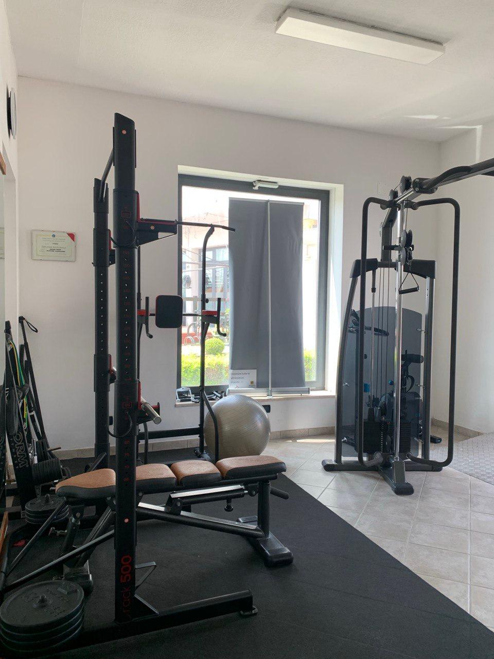 Palestra attrezzata dell'hotel