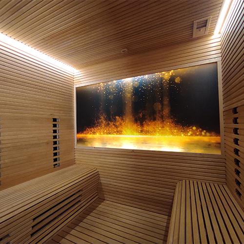 Sauna infrarossi in ontano naturale