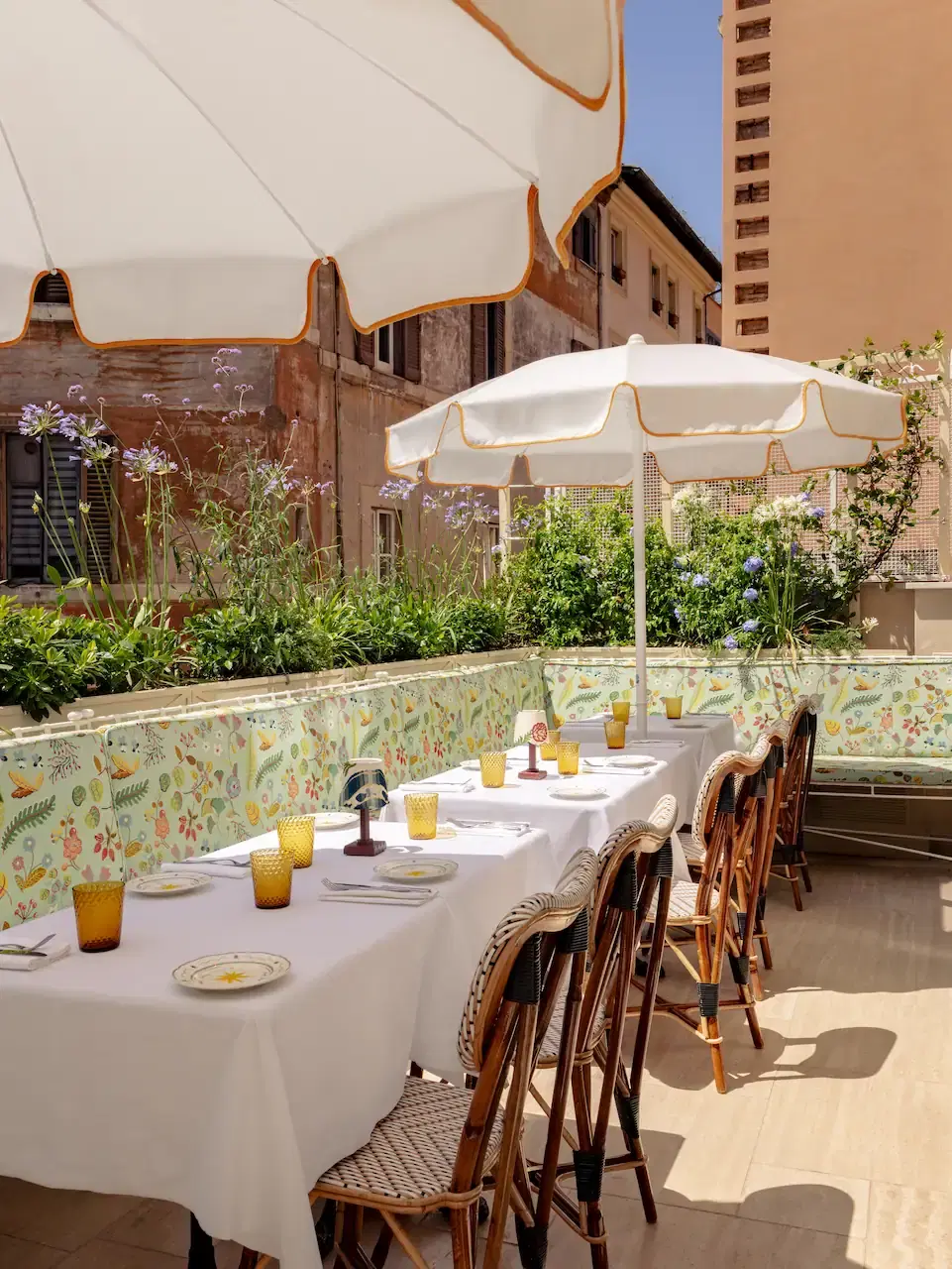 Tavolo del ristorante Casa Monti