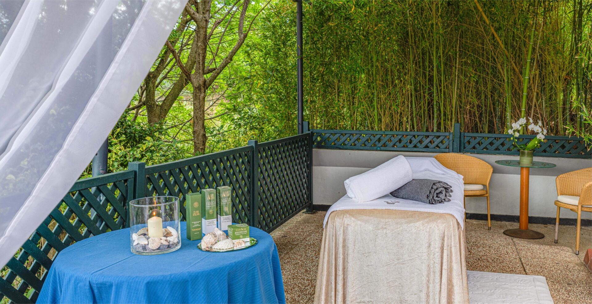 Centro benessere con vista panoramica