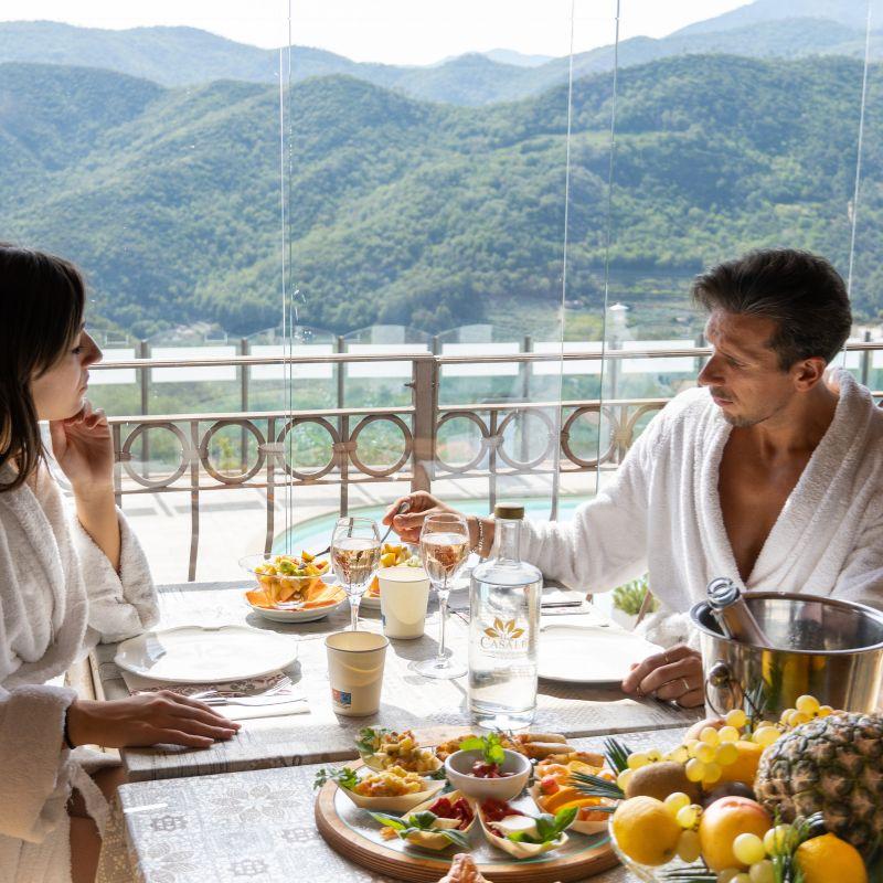 Day Spa Bistrot con vista piscina