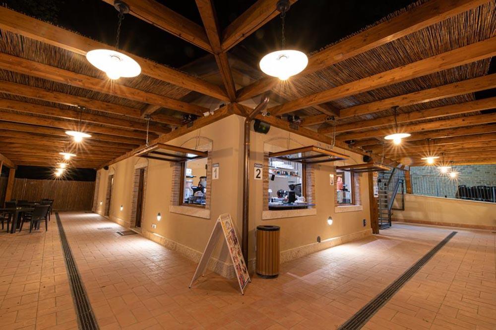 Cascate di Saturnia illuminata di notte