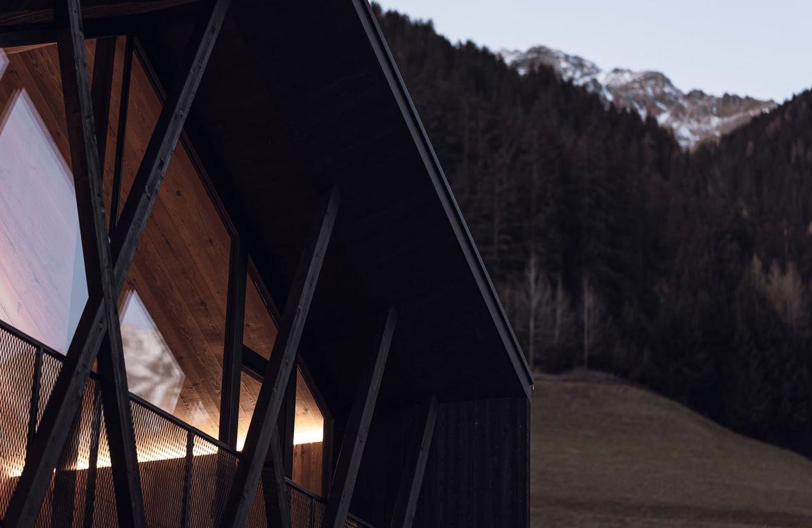 Camera da letto con vista sulle Dolomiti