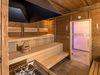 Sauna finlandese con legno naturale