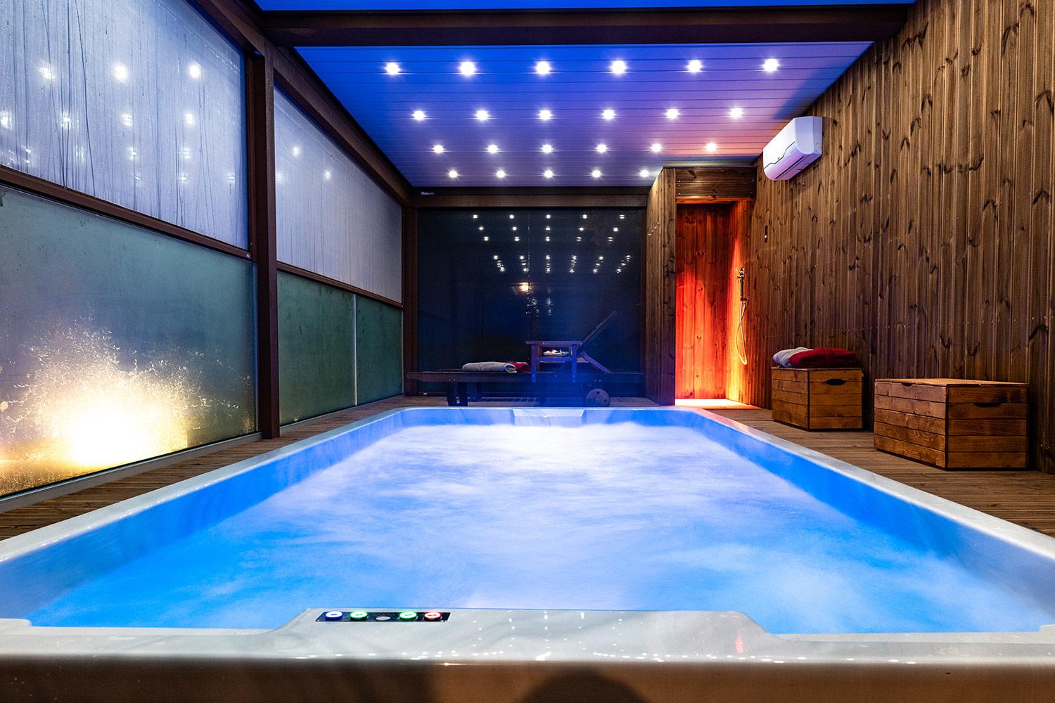 Vasca di nuoto controcorrente