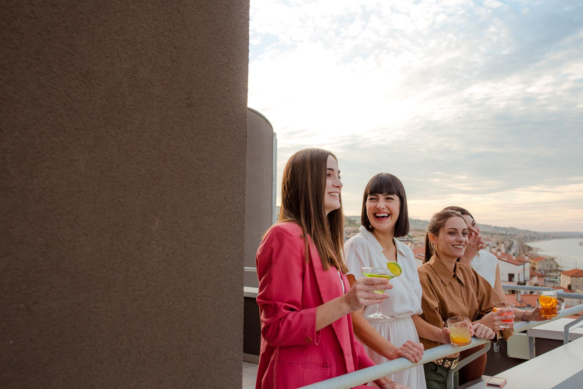 Terrazza della Suite con vista mare