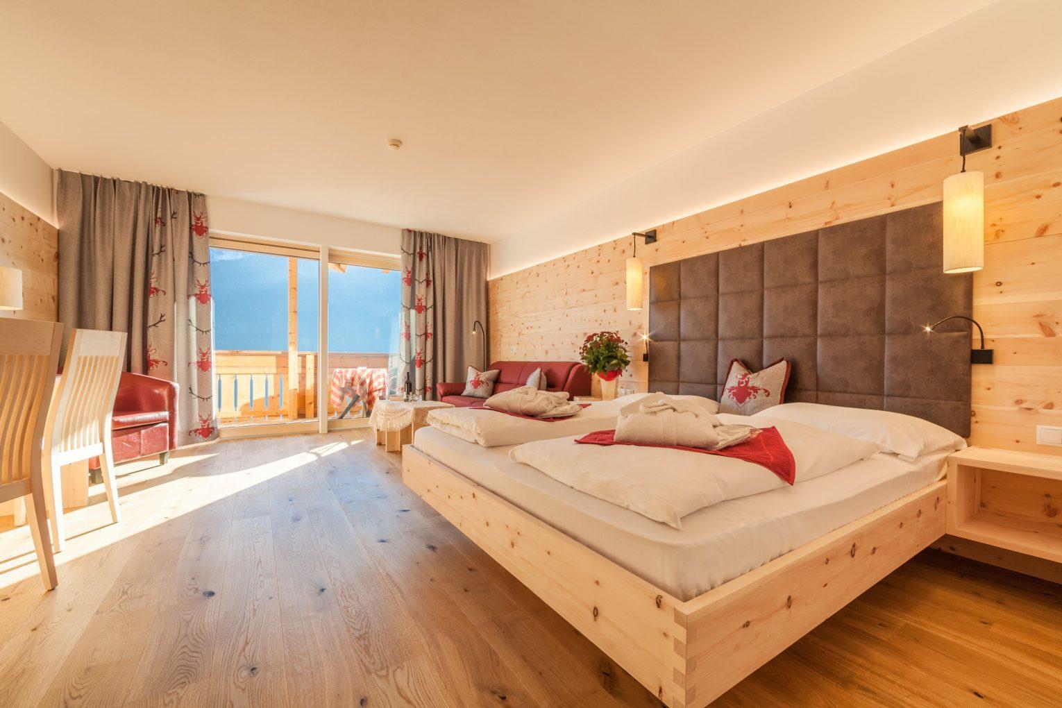 Suite Cirmolo con vista sulle Dolomiti