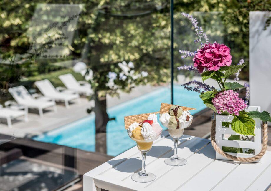 Vasca idromassaggio e zona benessere