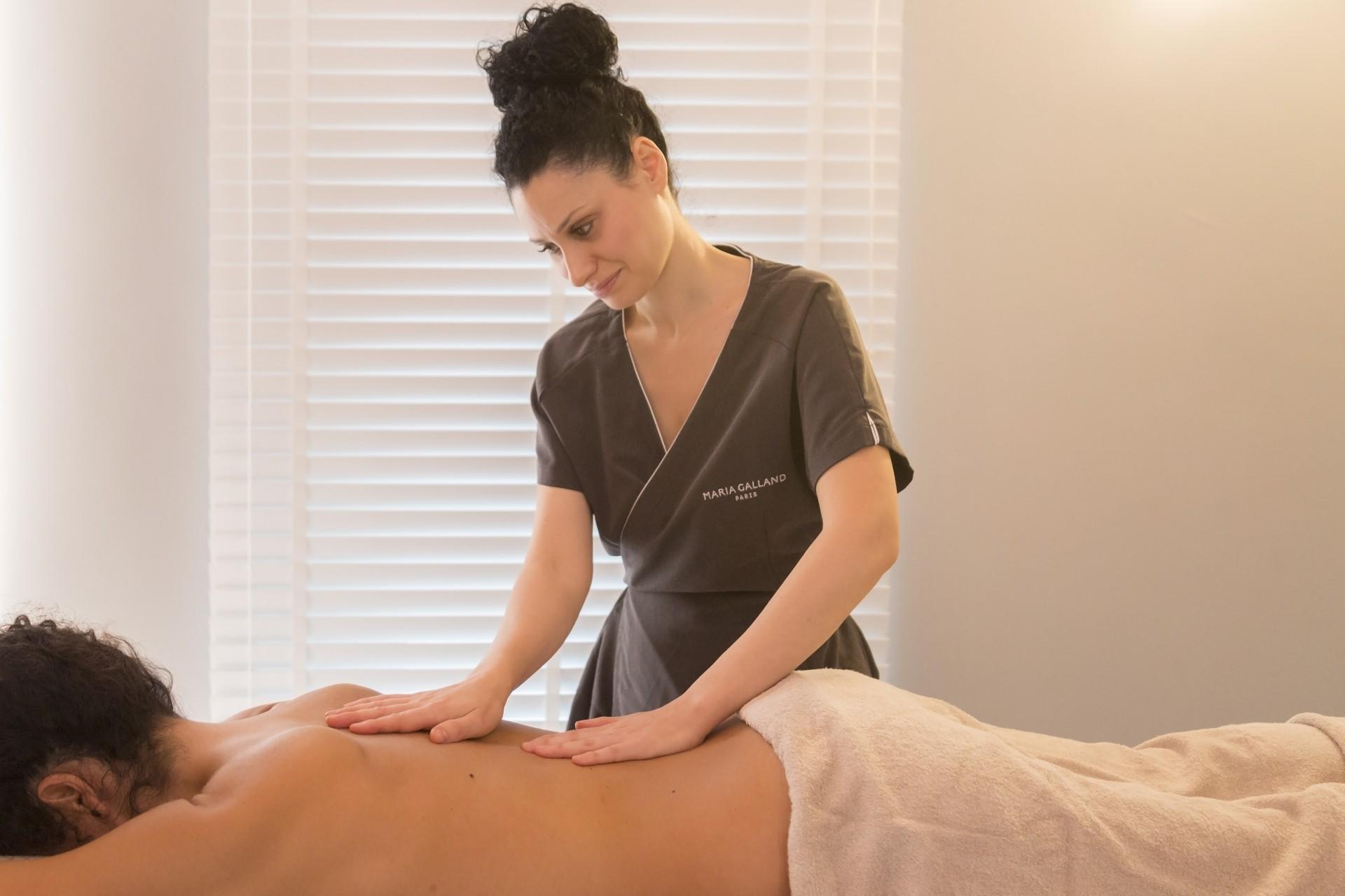 Sauna e area relax della spa esclusiva