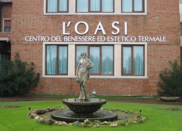 Ingresso dell'Oasi Spa presso Riccione Terme