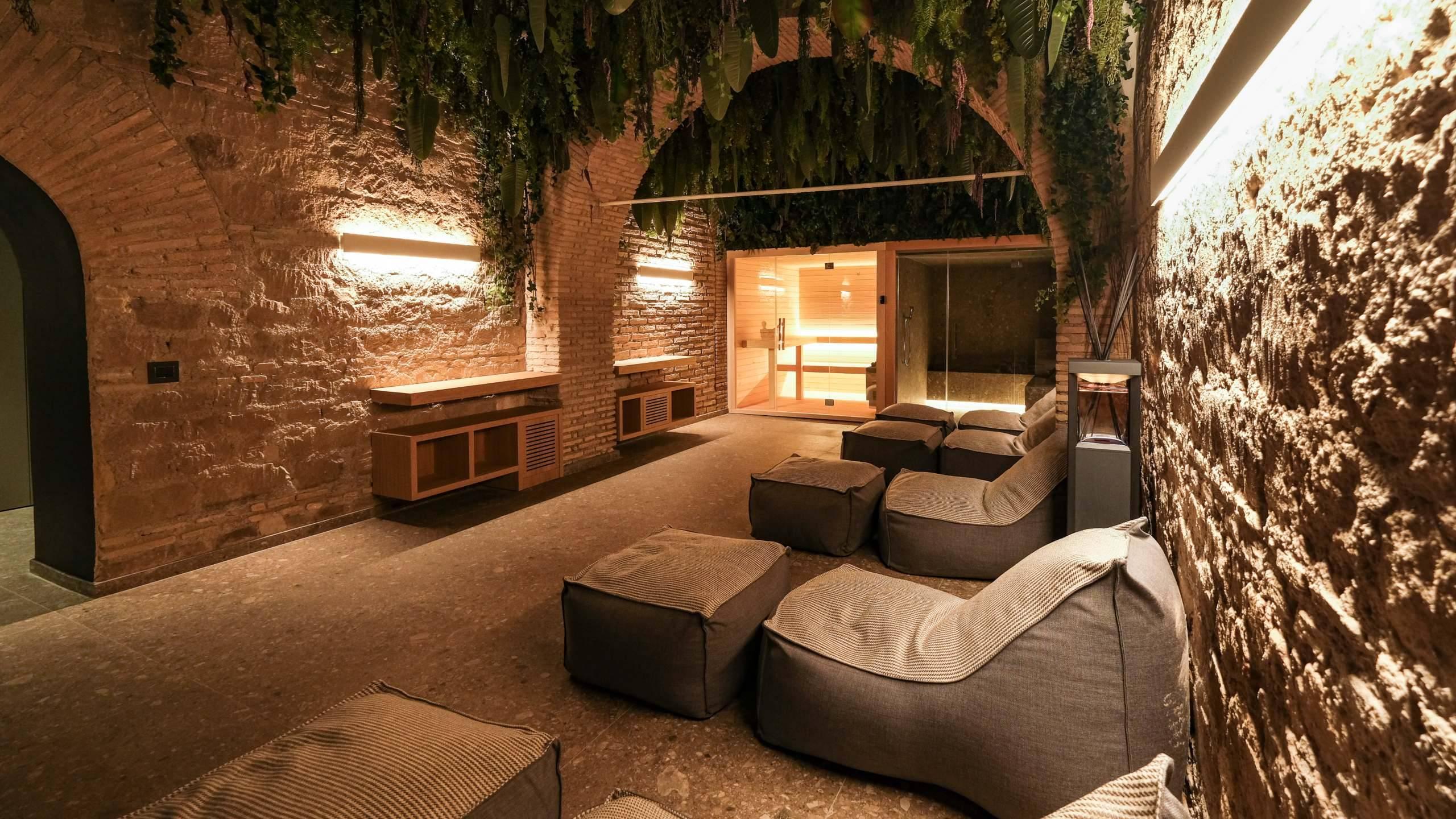 Sauna finlandese e area relax