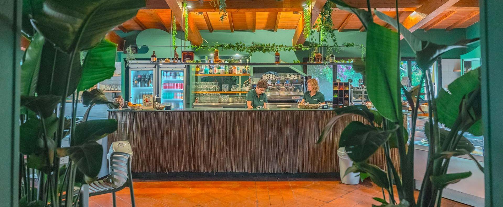 Bar principale e beach bar del villaggio